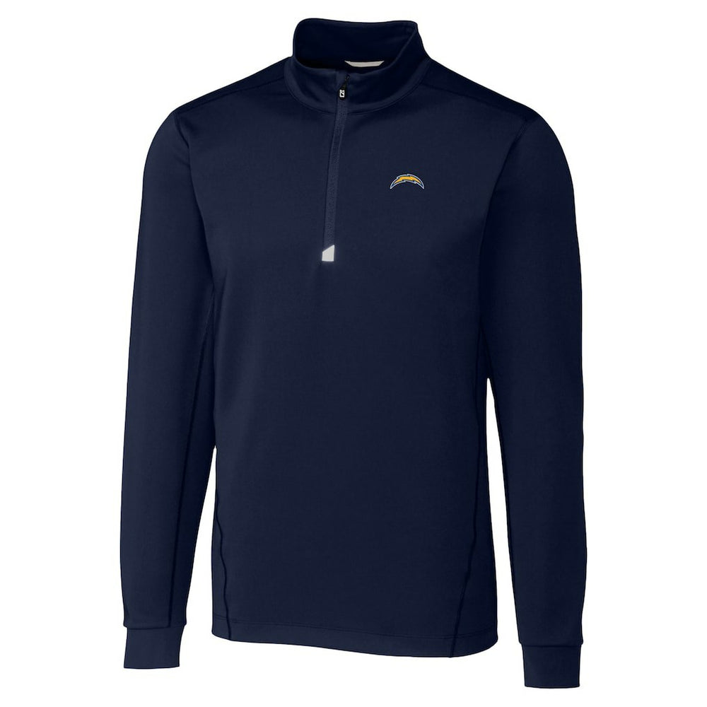 Los Angeles Chargers Cutter & Buck Traverse Stretch Quarter-Zip Top Navy - NFL