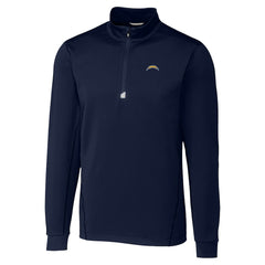 Los Angeles Chargers Cutter & Buck Traverse Stretch Quarter-Zip Top Navy - NFL