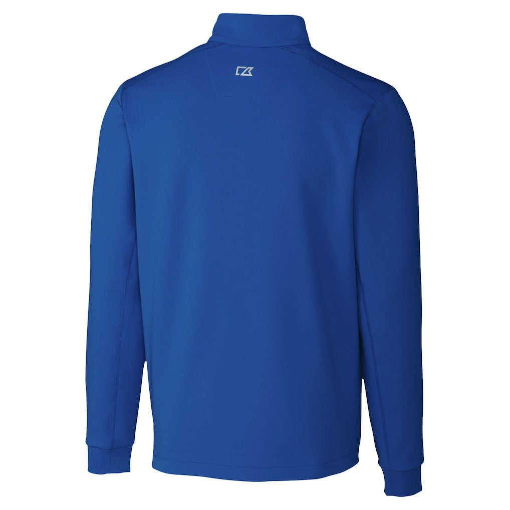 New York Giants Cutter & Buck Traverse Stretch Quarter-Zip Top Royal - NFL