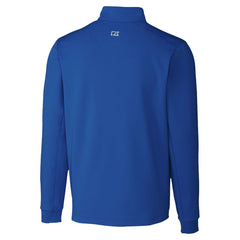 New York Giants Cutter & Buck Traverse Stretch Quarter-Zip Top Royal - NFL