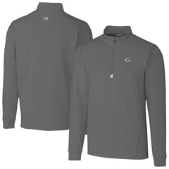Green Bay Packers Cutter & Buck Traverse Stretch Quarter-Zip Top Gray - NFL