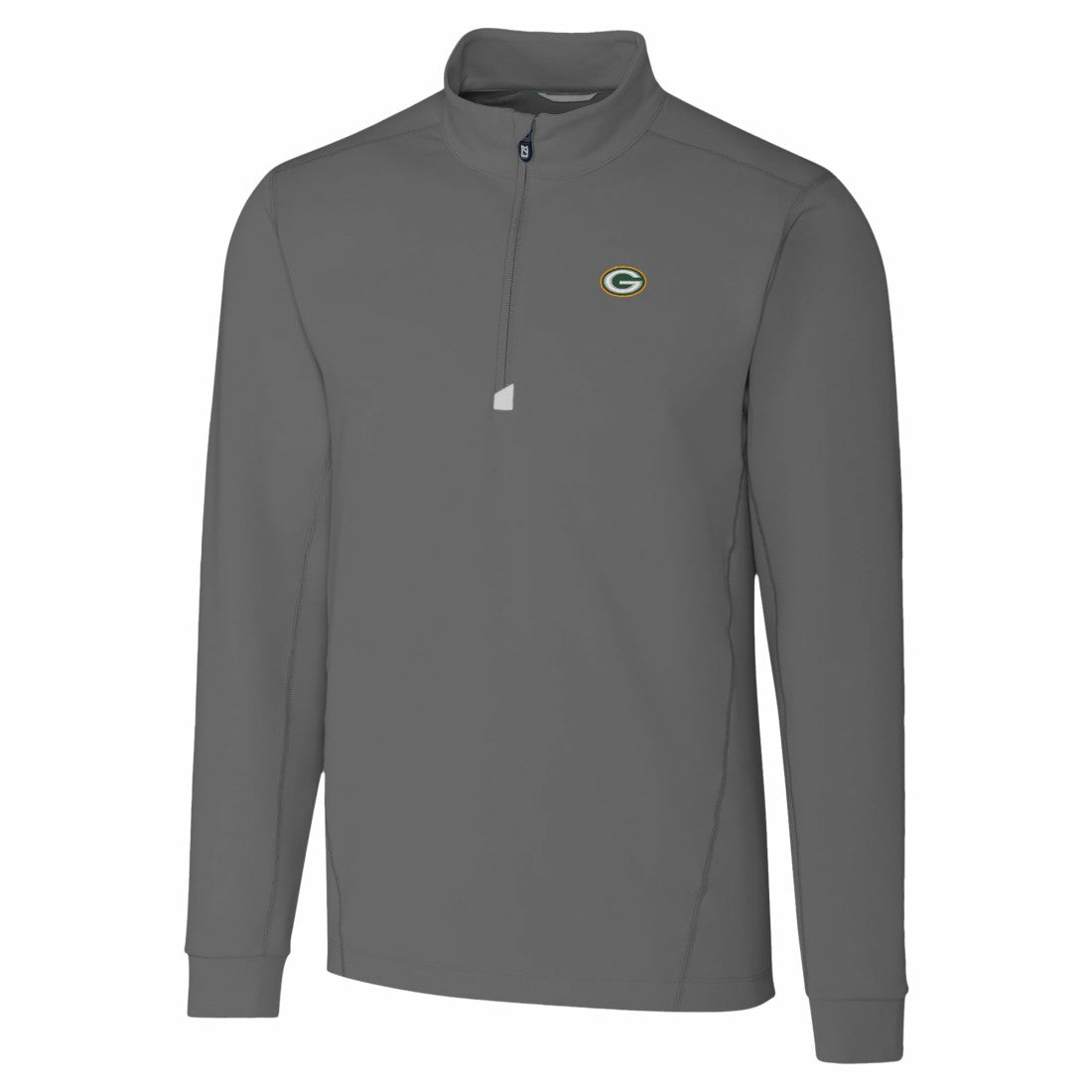 Green Bay Packers Cutter & Buck Traverse Stretch Quarter-Zip Top Gray - NFL