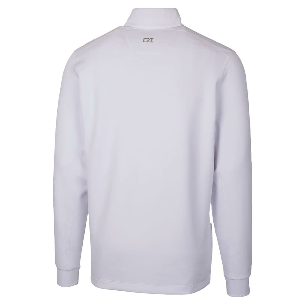 Las Vegas Raiders Cutter & Buck Traverse Stretch Quarter-Zip Top White - NFL