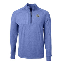 Indianapolis Colts Cutter & Buck Big & Tall Adapt Eco Raglan Quarter-Zip Jacket Heather Royal - NFL