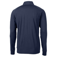 Washington Commanders Cutter & Buck Big & Tall Americana Adapt Eco DryTec Raglan Quarter-Zip Jacket Navy - NFL