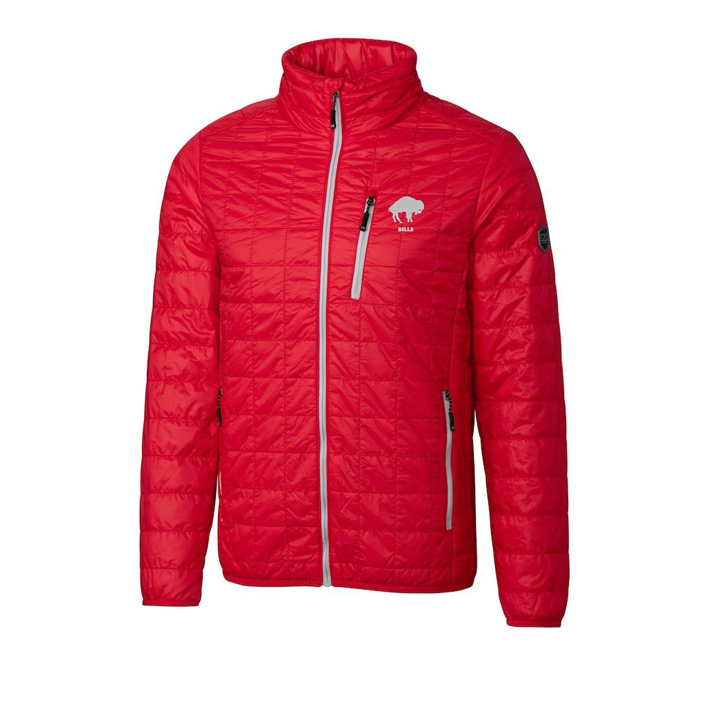 Buffalo Bills Cutter & Buck Big & Tall Rainier PrimaLoft Eco Insulated Full-Zip Puffer Jacket Red - NFL