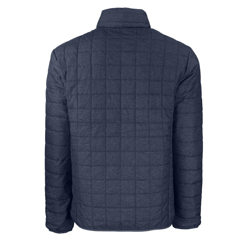 New England Patriots Cutter & Buck Big & Tall Rainier PrimaLoft Eco Insulated Full-Zip Hoodie Puffer Jacket Navy - NFL