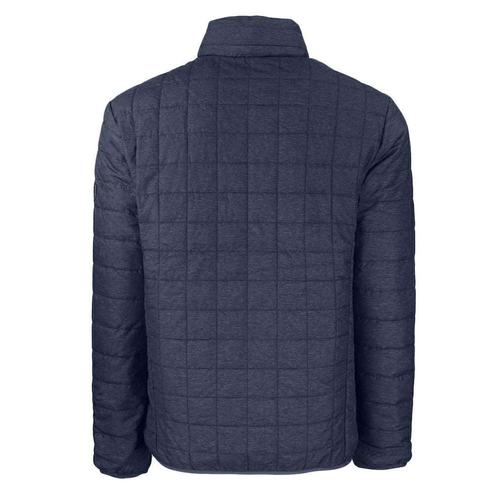 New England Patriots Cutter & Buck Big & Tall Rainier PrimaLoft Eco Insulated Full-Zip Hoodie Puffer Jacket Navy - NFL