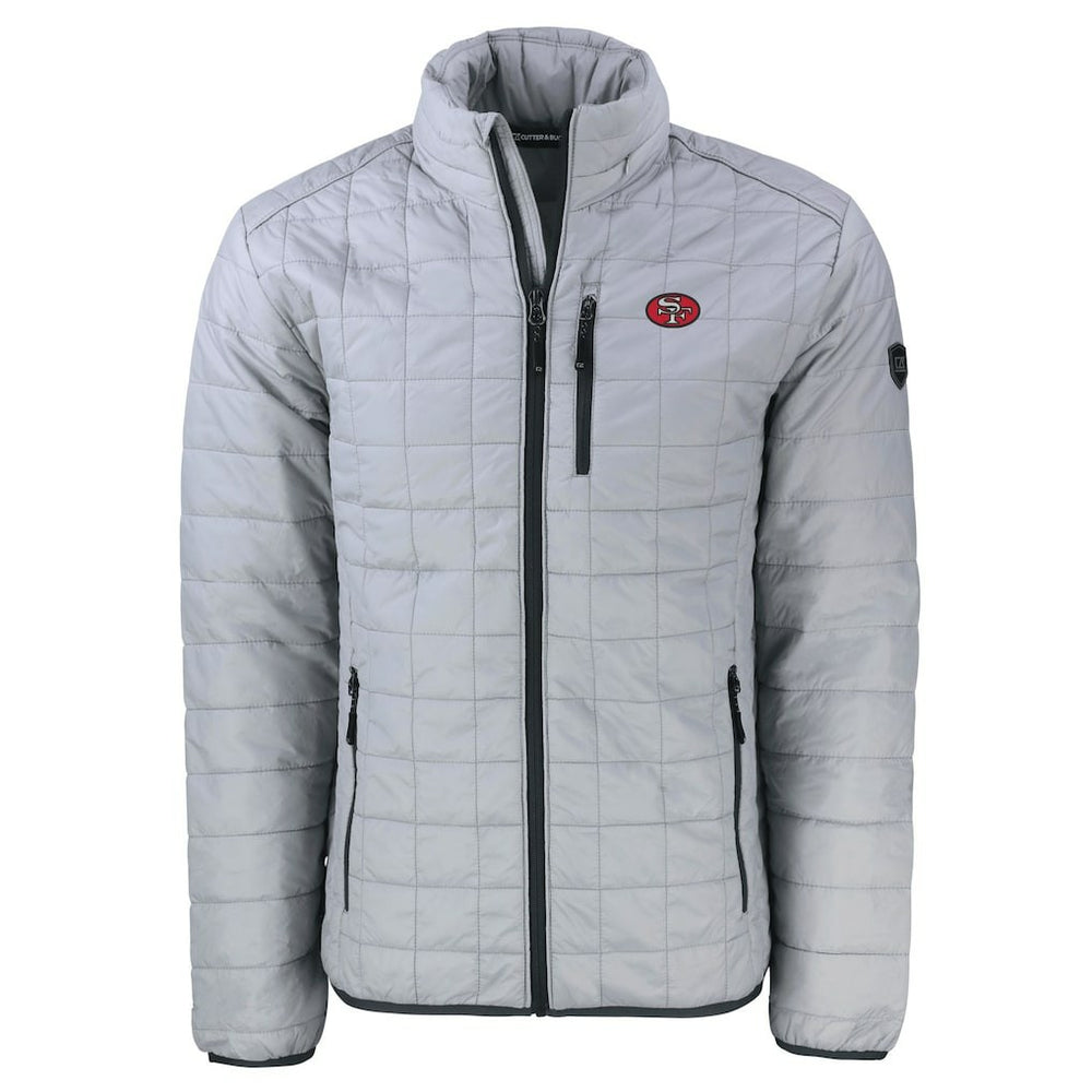 San Francisco 49ers Cutter & Buck Big & Tall Rainier PrimaLoft Eco Insulated Full-Zip Puffer Jacket Gray - NFL
