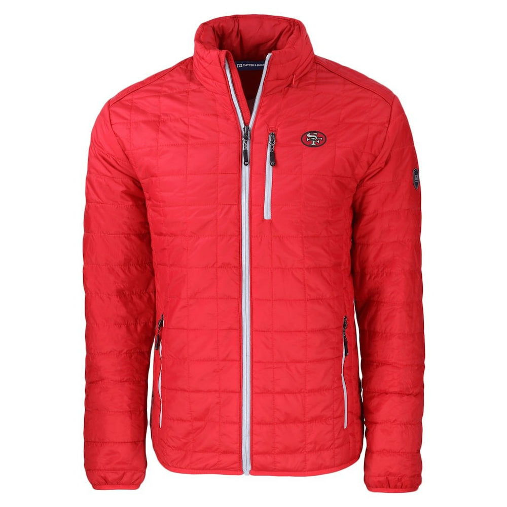 San Francisco 49ers Cutter & Buck Big & Tall Rainier PrimaLoft Eco Insulated Full-Zip Puffer Jacket Red - NFL
