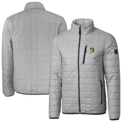 Green Bay Packers Cutter & Buck Big & Tall Rainier PrimaLoft Eco Insulated Full-Zip Puffer Jacket Gray - NFL