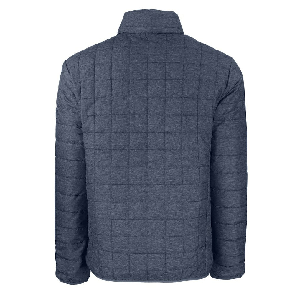 Buffalo Bills Cutter & Buck Big & Tall Rainier PrimaLoft Eco Insulated Full-Zip Hoodie Puffer Jacket Charcoal - NFL