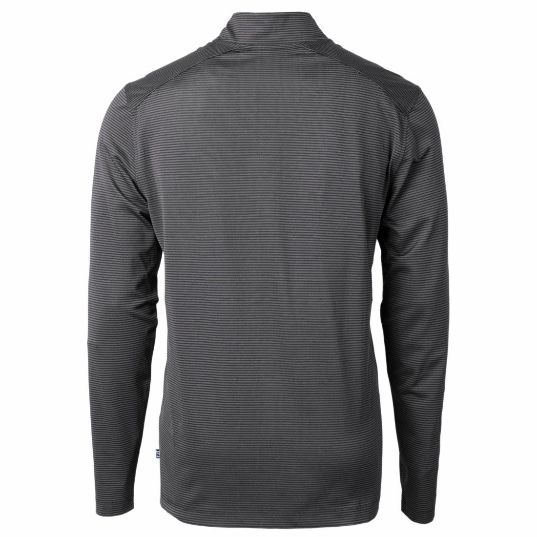 Tampa Bay Buccaneers Cutter & Buck Big & Tall Virtue Eco Pique Micro Stripe Tri-Blend Quarter-Zip Jacket Black - NFL