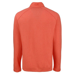 Cincinnati Bengals Cutter & Buck Peshastin Eco Fleece Tri-Blend Raglan Recycled Quarter-Zip Jacket Heather Orange - NFL