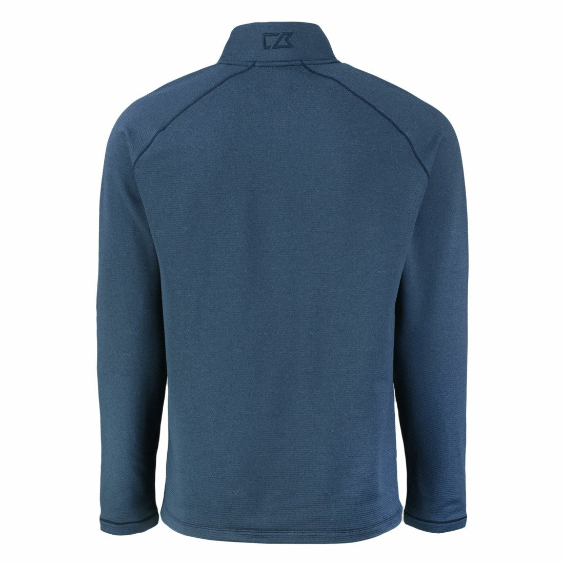 Tampa Bay Buccaneers Cutter & Buck Peshastin Eco Fleece Tri-Blend Raglan Recycled Quarter-Zip Jacket Heather Navy - NFL