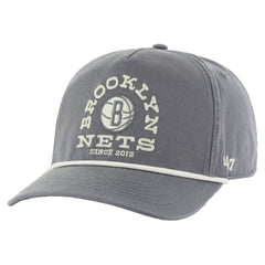 47 brand - 47 Brooklyn Nets Canyon Ranchero Hitch Adjustable Hat - Charcoal