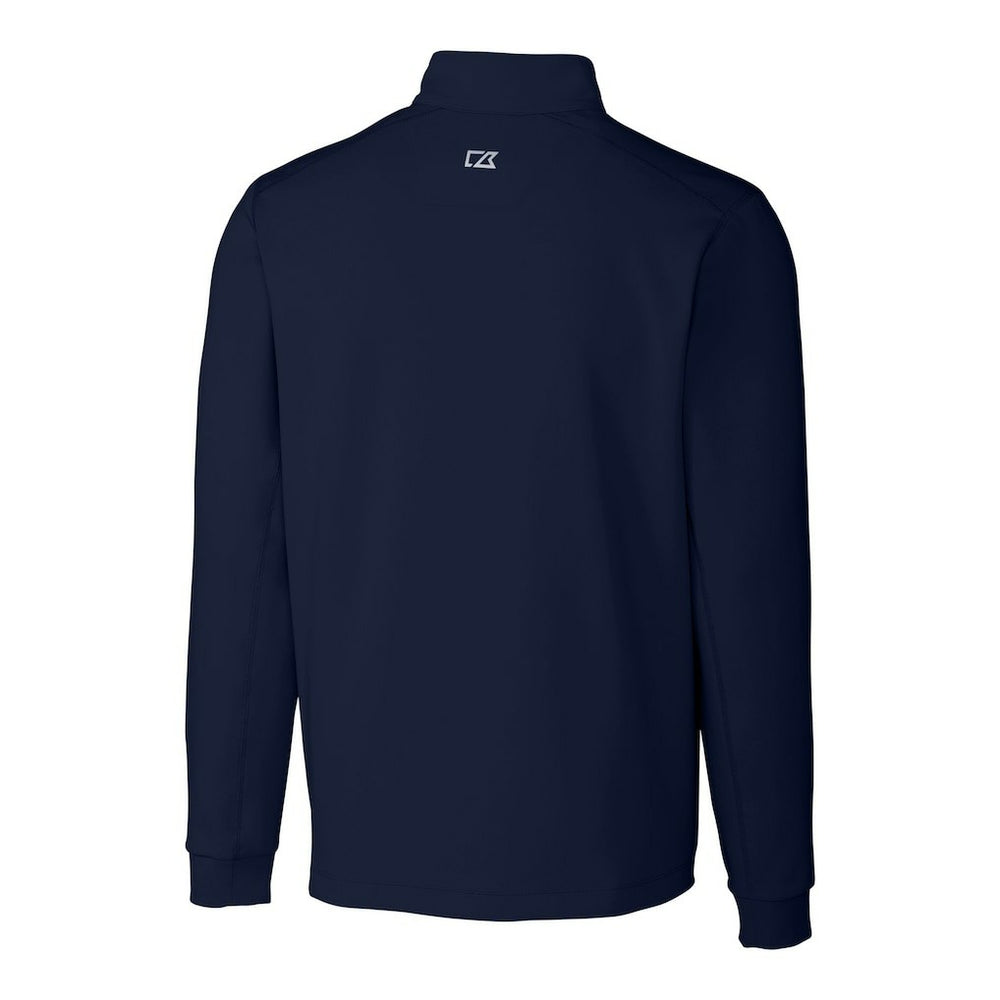 Los Angeles Chargers Cutter & Buck Big & Tall Traverse Stretch Quarter-Zip Top Navy - NFL