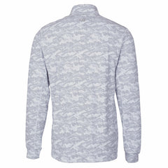 Pittsburgh Steelers Cutter & Buck Big & Tall Traverse Eco Camo Tri-Blend DryTec Quarter-Zip Jacket Charcoal - NFL