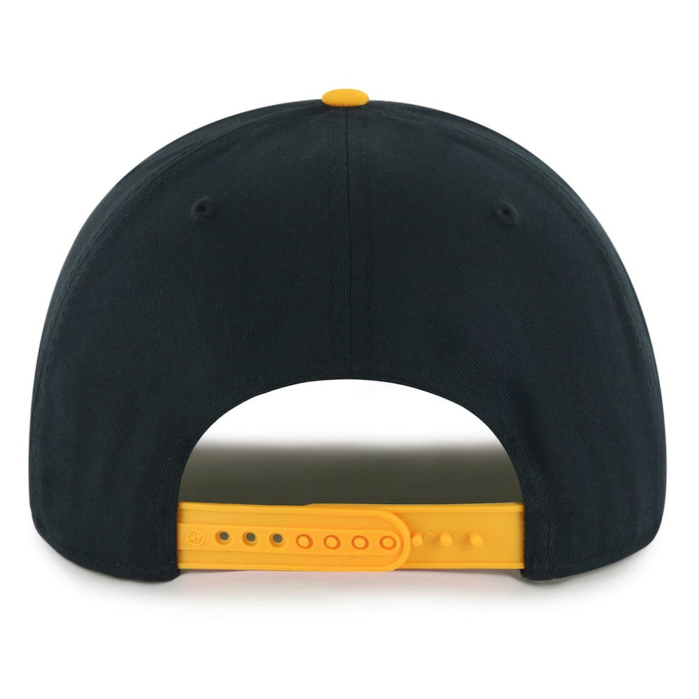 Boston Bruins '47 Dropshadow Rope Hitch Adjustable Hat Black/Gold