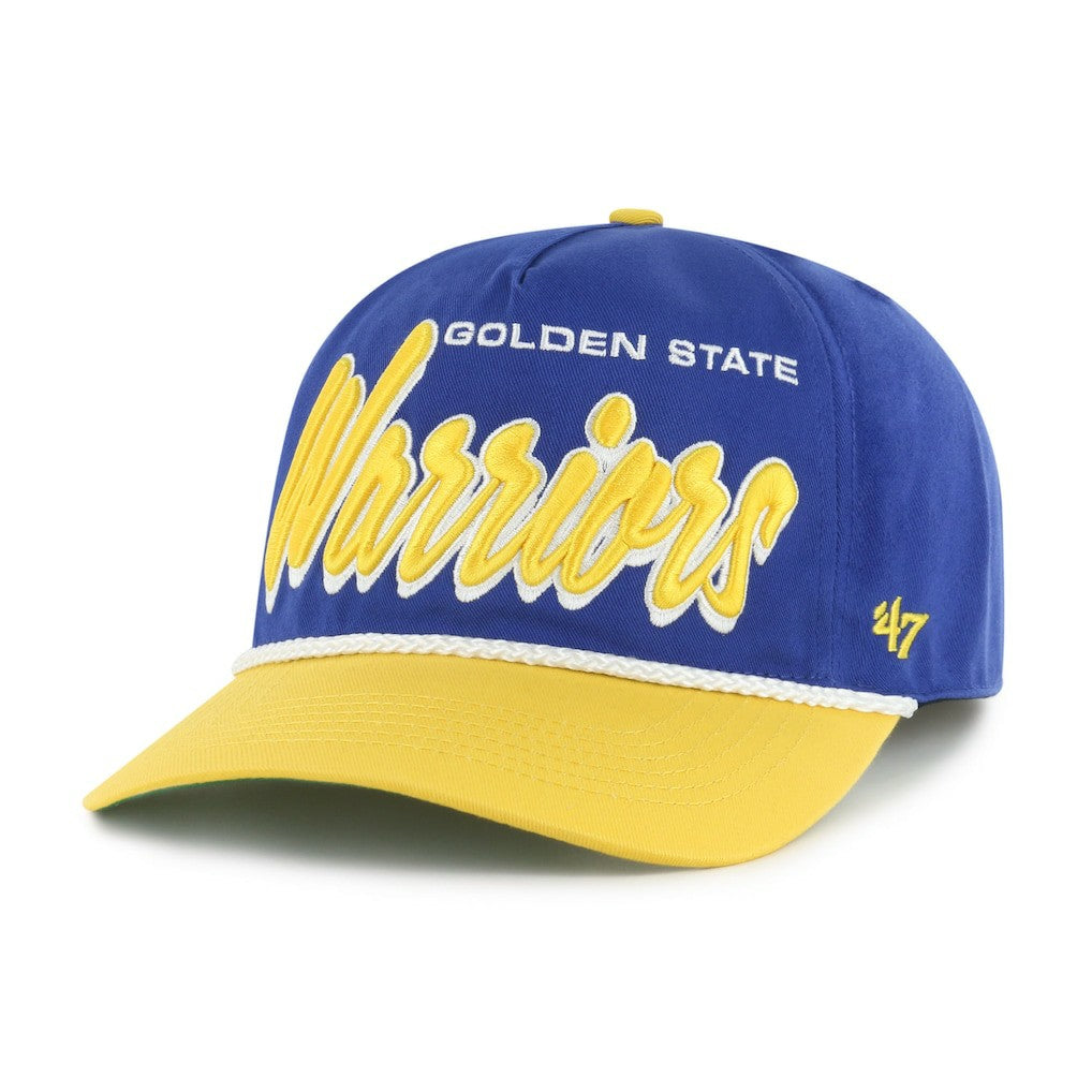 47 brand - Golden State Warriors '47 Dropshadow Rope Hitch Adjustable Hat - Royal/Gold