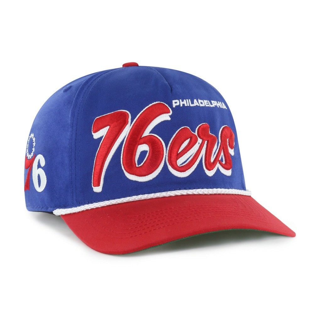 47 brand - Philadelphia 76ers '47 Dropshadow Rope Hitch Adjustable Hat - Royal/Red