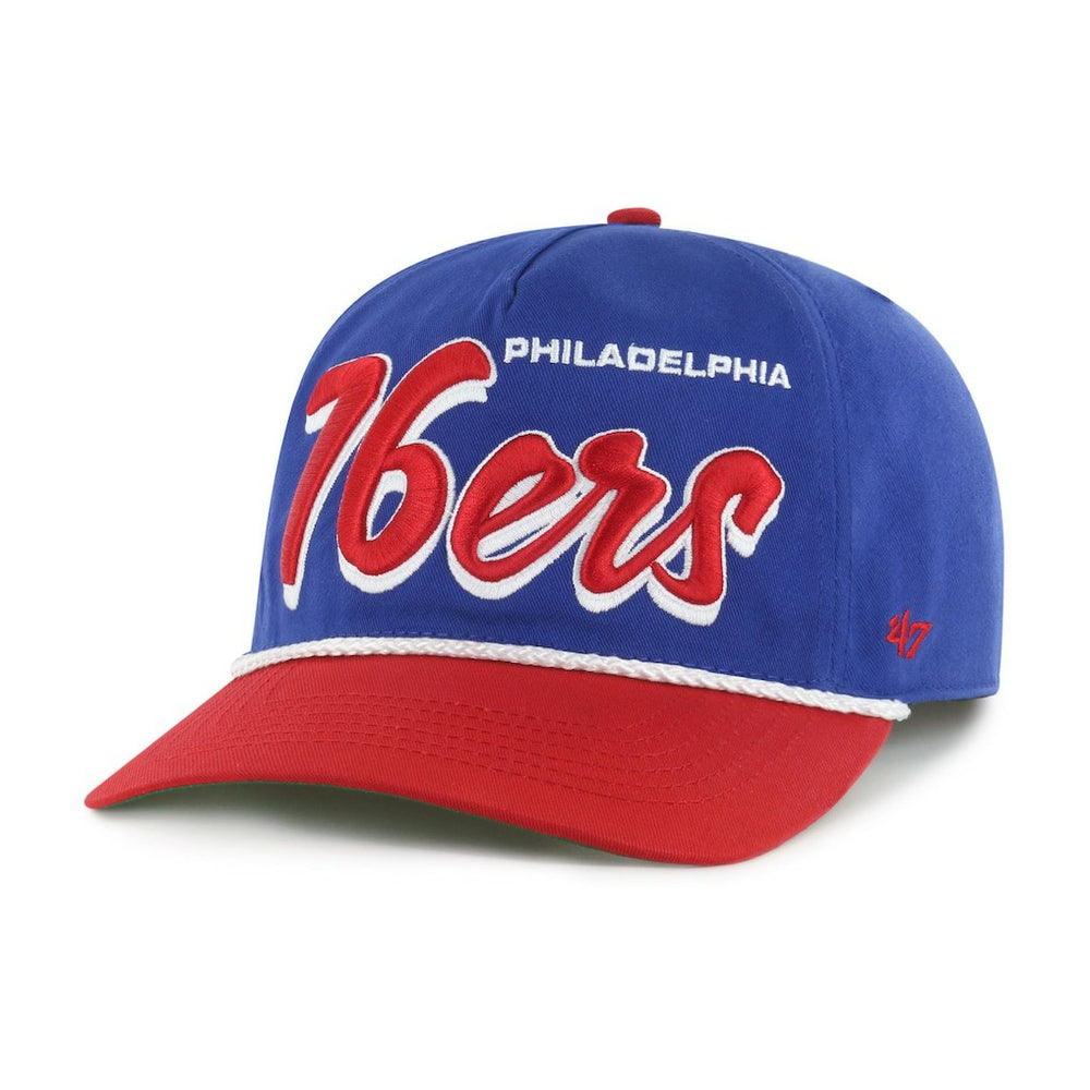 47 brand - Philadelphia 76ers '47 Dropshadow Rope Hitch Adjustable Hat - Royal/Red