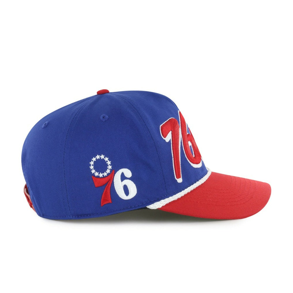 47 brand - Philadelphia 76ers '47 Dropshadow Rope Hitch Adjustable Hat - Royal/Red