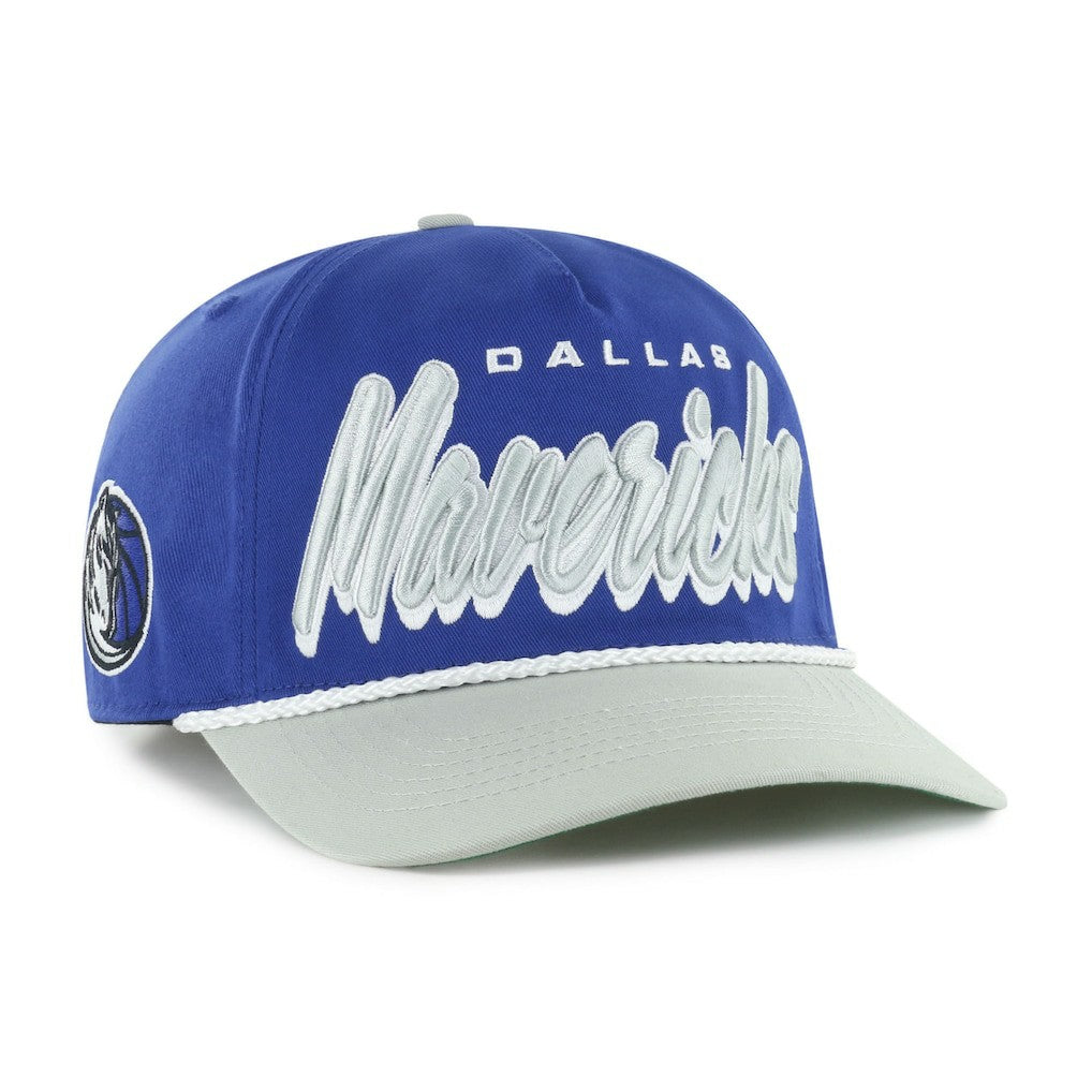 47 brand - Dallas Mavericks '47 Dropshadow Rope Hitch Adjustable Hat - Blue/Gray