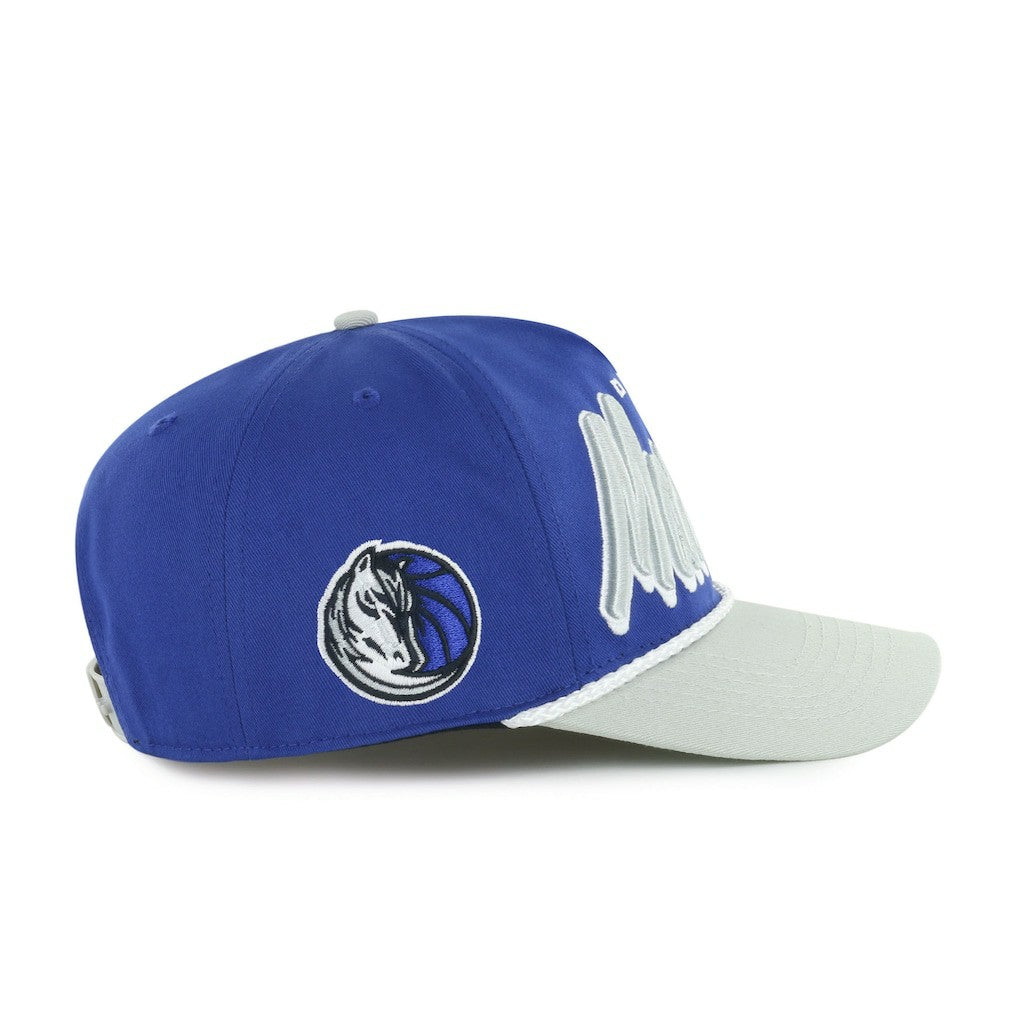 47 brand - Dallas Mavericks '47 Dropshadow Rope Hitch Adjustable Hat - Blue/Gray
