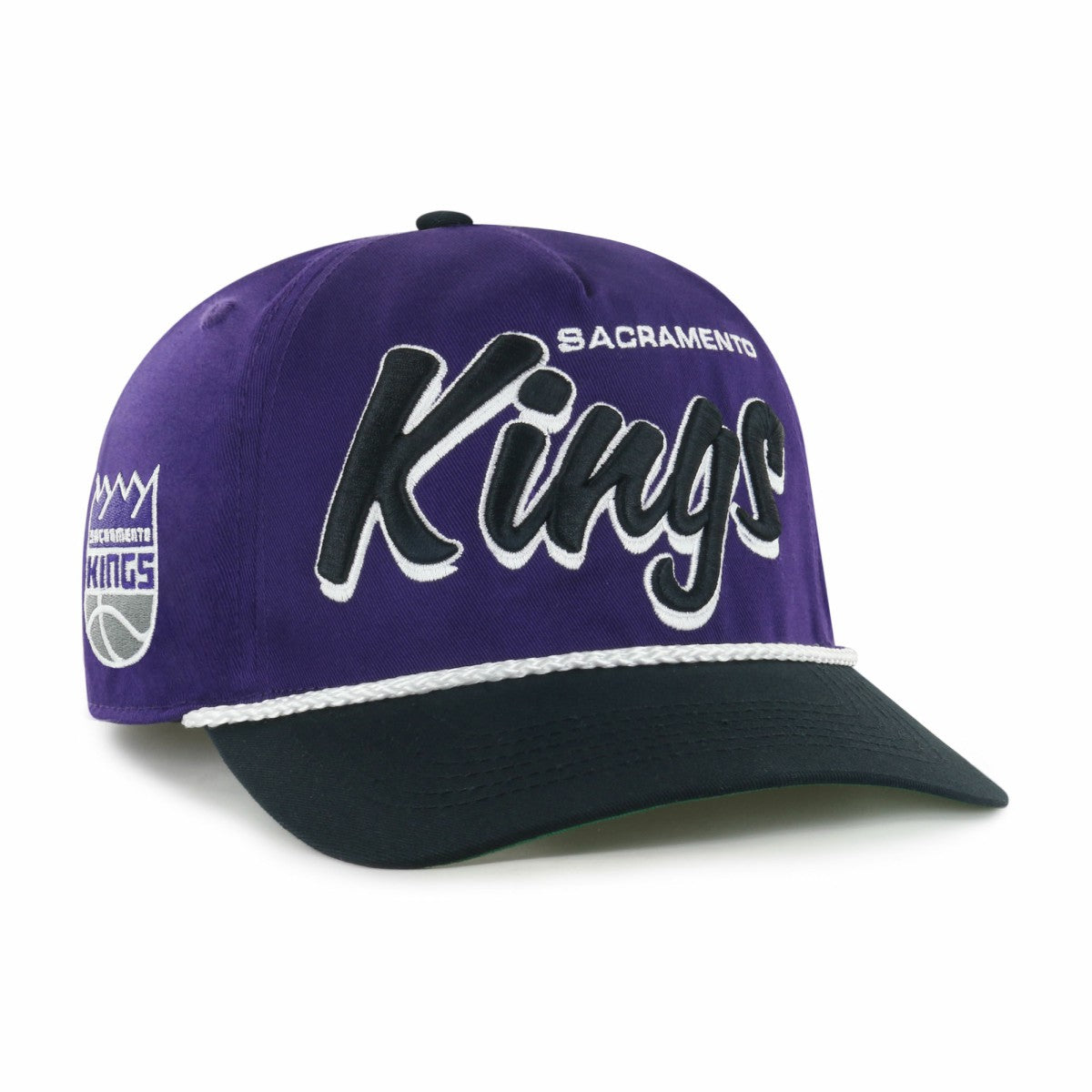 47 brand - Sacramento Kings '47 Dropshadow Rope Hitch Adjustable Hat - Purple/Black
