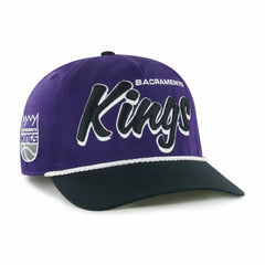 47 brand - Sacramento Kings '47 Dropshadow Rope Hitch Adjustable Hat - Purple/Black