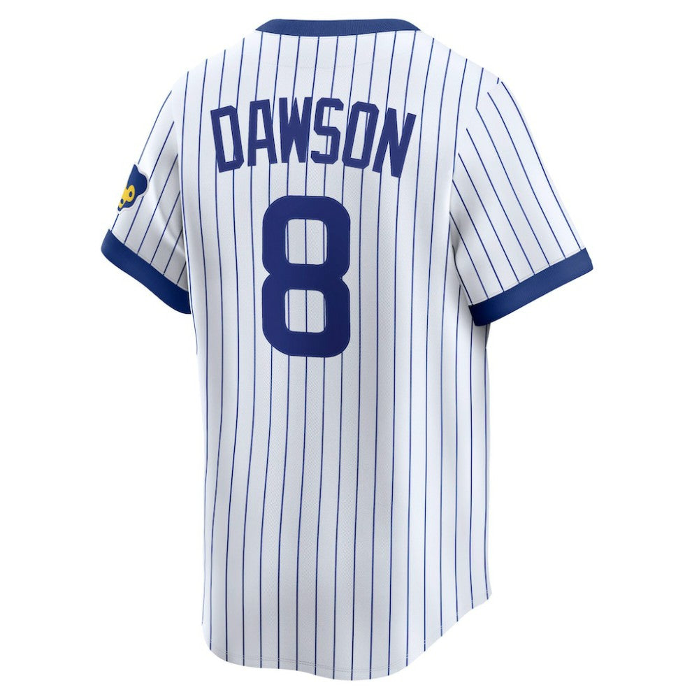 Andre Dawson Chicago Cubs Nike Throwback Cooperstown Collection Limited Jersey - White | MLB Jerseys