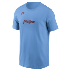 Philadelphia Phillies Nike Cooperstown Collection Wordmark T-Shirt Clearance