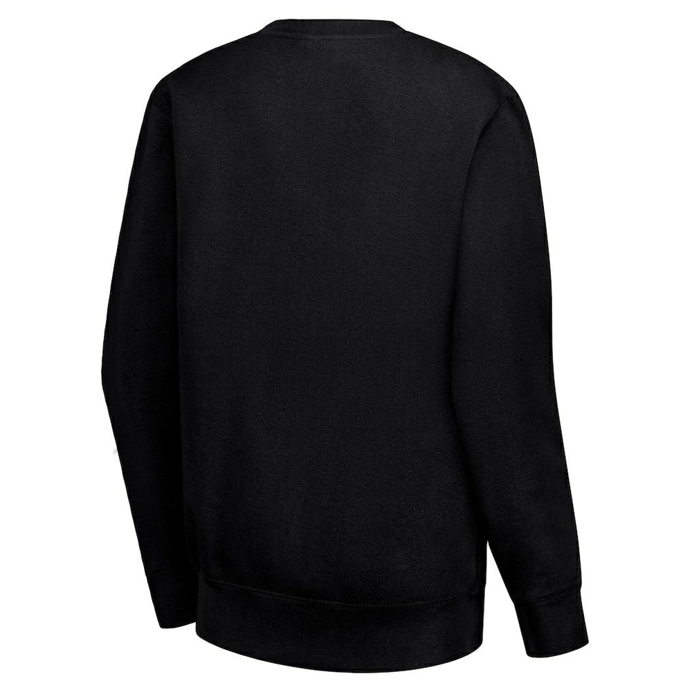 NBA - Golden State Warriors G-III 4Her by Carl Banks Women's Leopard Heart Fleece Pullover Sweatshirt - Black