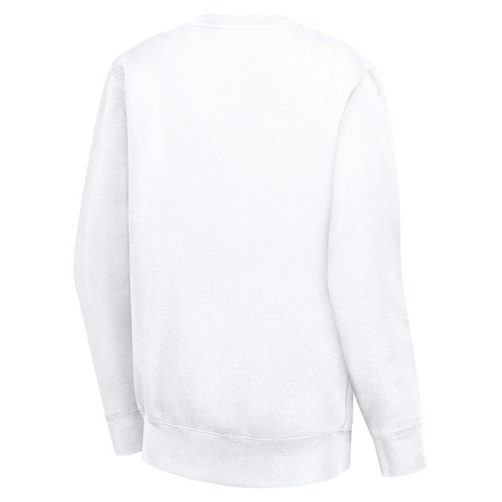 NBA - Cleveland Cavaliers G-III 4Her by Carl Banks Women's Leopard Heart Fleece Pullover Sweatshirt - White