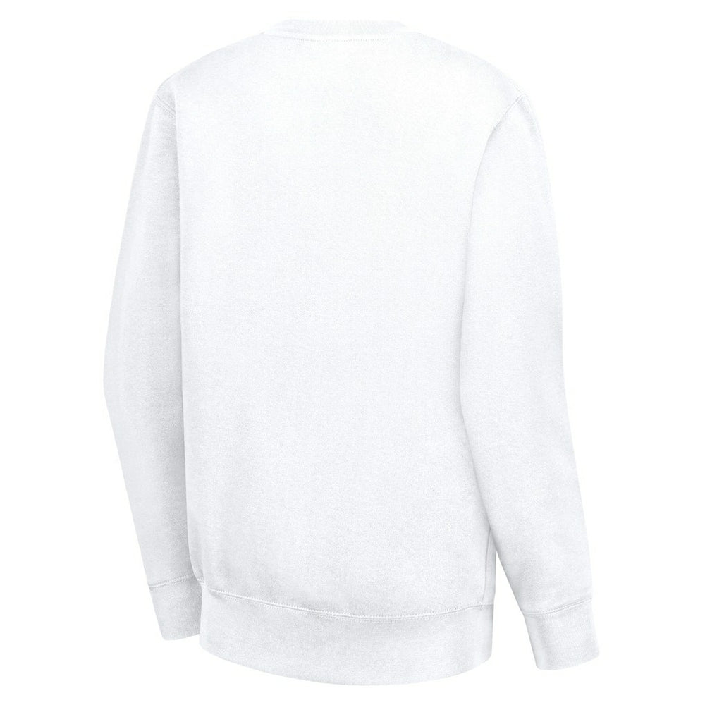 NBA - Golden State Warriors G-III 4Her by Carl Banks Women's Leopard Heart Fleece Pullover Sweatshirt - White
