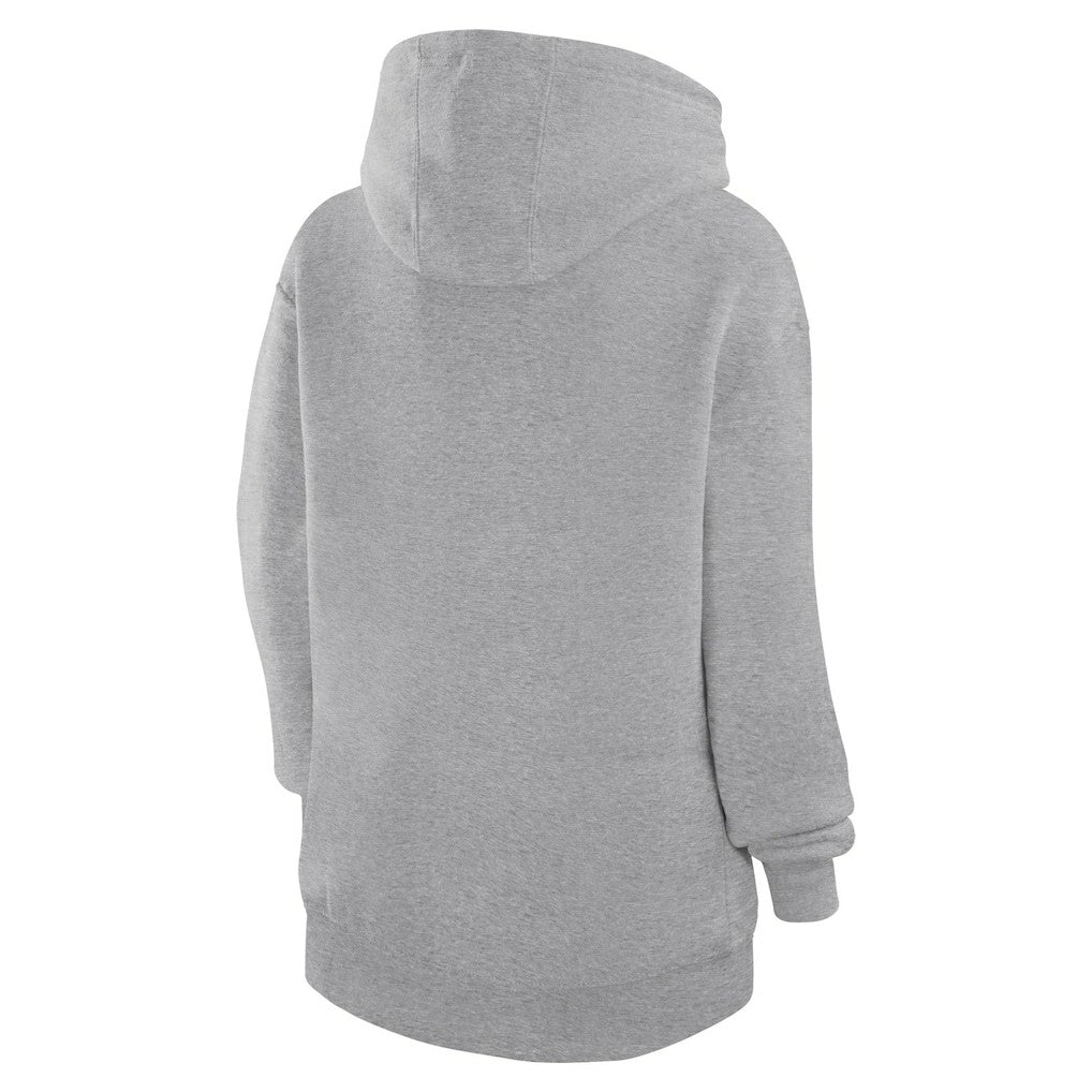 NBA - Oklahoma City Thunder G-III 4Her by Carl Banks Women's Leopard Heart Graphic Fleece Pullover Hoodie - Heather Gray