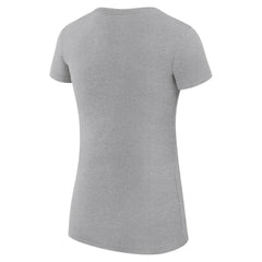 NBA - Indiana Pacers G-III 4Her by Carl Banks Women's Super-Slim Fit Lightweight Leopard Heart T-Shirt - Heather Gray