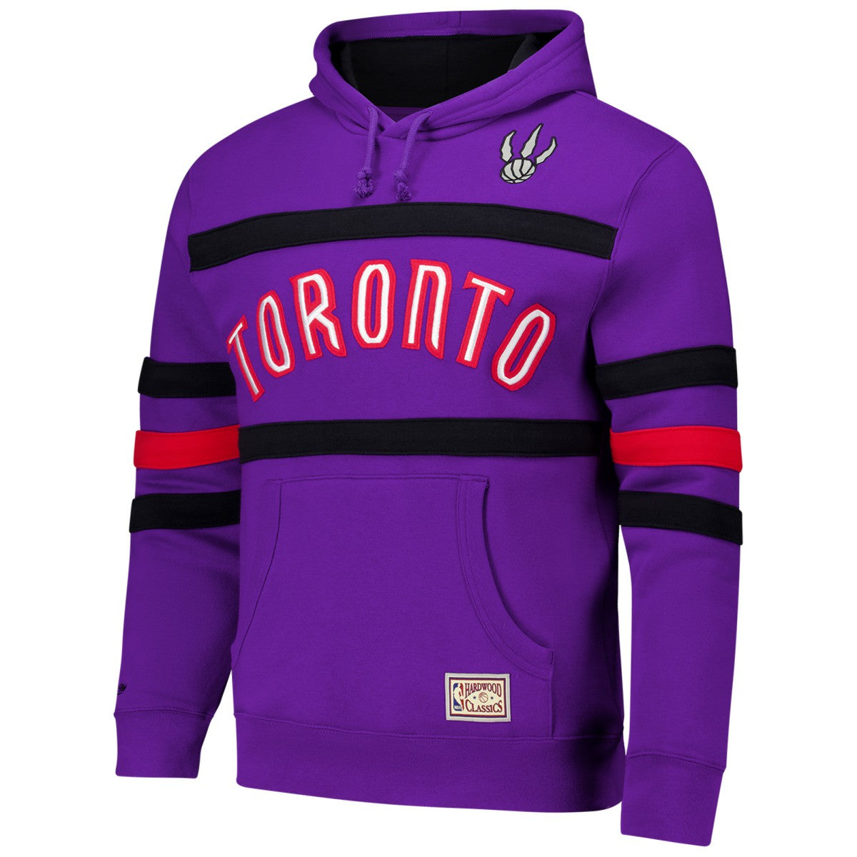Mitchell & Ness - Toronto Raptors Hardwood Classics Nights Head Coach Pullover Hoodie - Purple