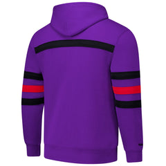 Mitchell & Ness - Toronto Raptors Hardwood Classics Nights Head Coach Pullover Hoodie - Purple