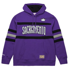 Mitchell & Ness - Sacramento Kings Hardwood Classics Nights Head Coach Pullover Hoodie - Purple