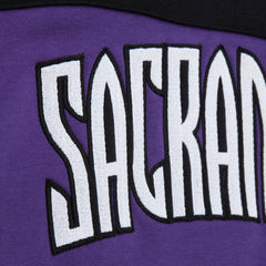 Mitchell & Ness - Sacramento Kings Hardwood Classics Nights Head Coach Pullover Hoodie - Purple