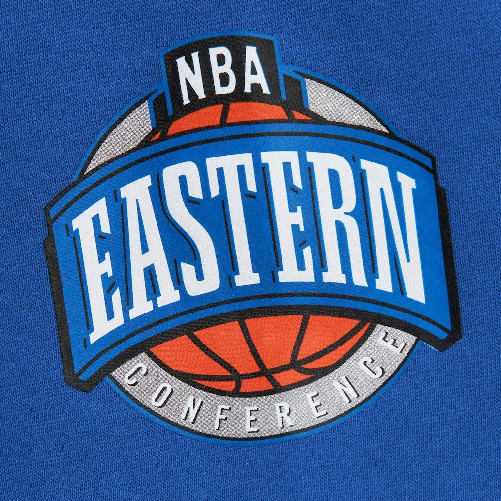 Mitchell & Ness - Philadelphia 76ers Hardwood Classics There & Back 2.0 Vintage Pullover Sweatshirt - Royal