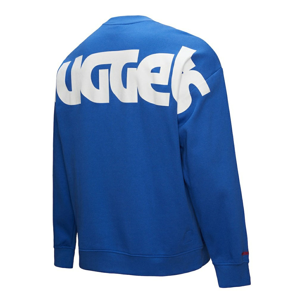 Mitchell & Ness - Denver Nuggets Hardwood Classics There & Back 2.0 Vintage Pullover Sweatshirt - Royal
