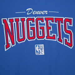 Mitchell & Ness - Denver Nuggets Hardwood Classics There & Back 2.0 Vintage Pullover Sweatshirt - Royal