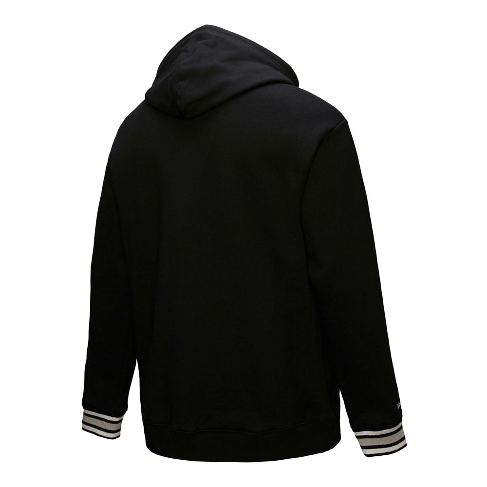 Mitchell & Ness - Sacramento Kings Chainstitch Applique Vintage Heavyweight Pullover Hoodie - Black