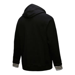 Mitchell & Ness - Sacramento Kings Chainstitch Applique Vintage Heavyweight Pullover Hoodie - Black