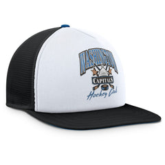 Washington Capitals Fanatics Decades Collection Foam Front Snapback Hat White/Black