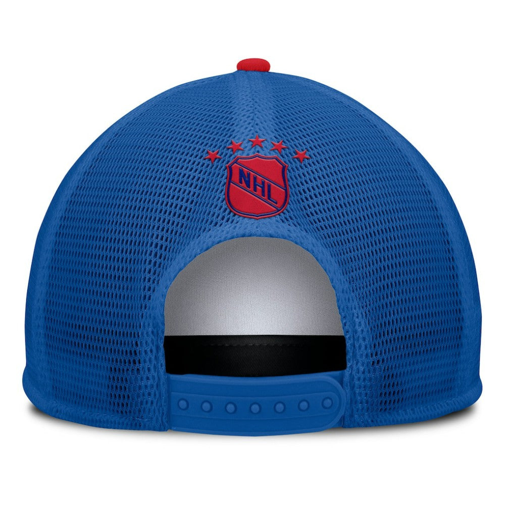 New York Rangers Fanatics Decades Collection Foam Front Snapback Hat White/Royal