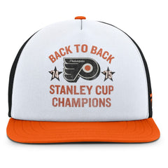 Philadelphia Flyers - Fanatics Decades Collection Foam Front Snapback Hat White/Orange